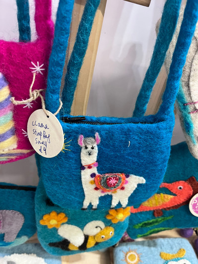 Alpaca Felted Shoulder Bag