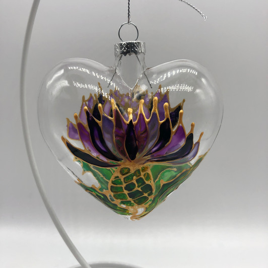 Hand Painted Glass Baubles