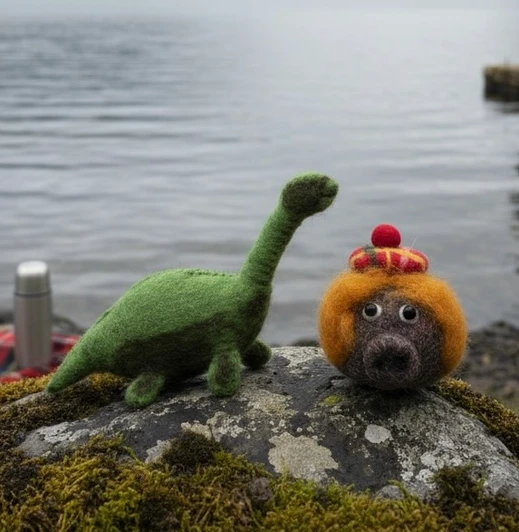 Felted Nessies & Haggis