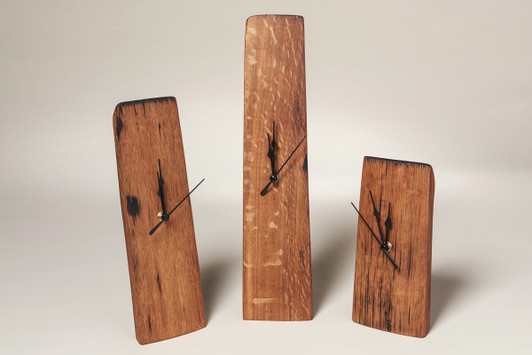 Oak Whisky Stave Clock Oak Whisky Stave Clock