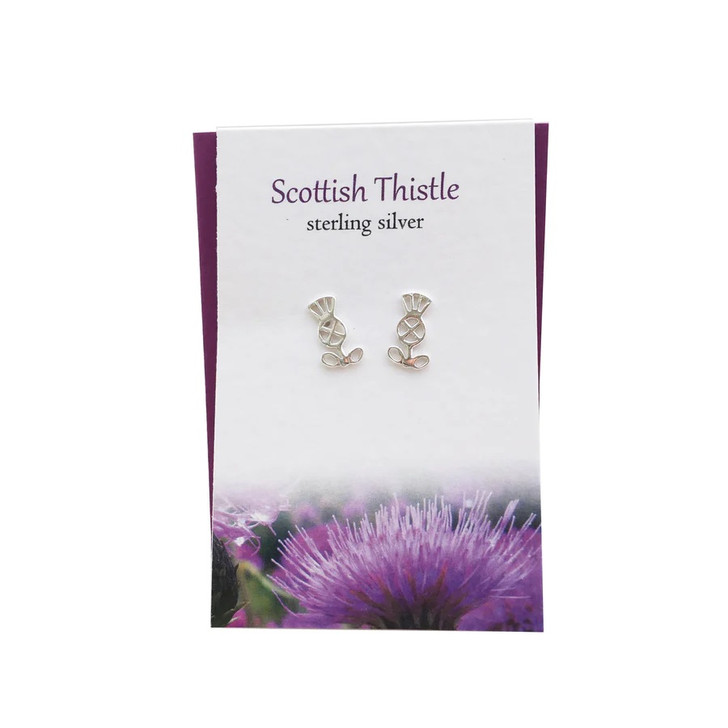 Scottish Silver Studs with Envelope