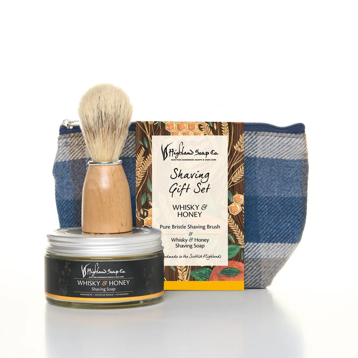 Highland Soap Co Wash Bag & Shaving Kit