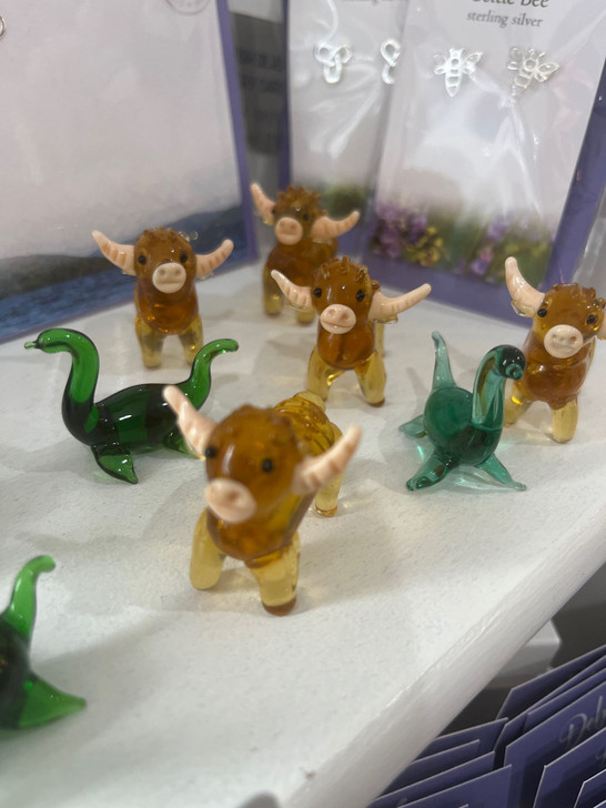 Hand Made Glass Nessies & Coos