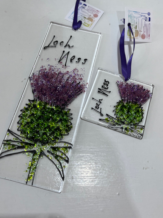 Glass Thistle Hangers