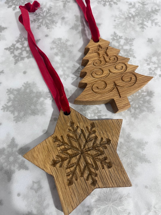 Chunky Oak Decorations