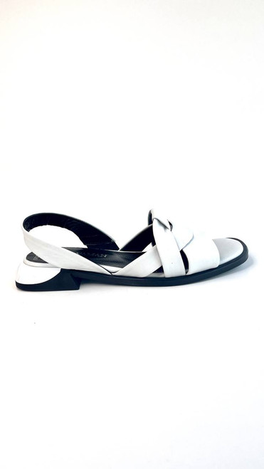 Women's Strip White Sandals