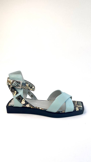 Women's Snake Skin Strap Sandals