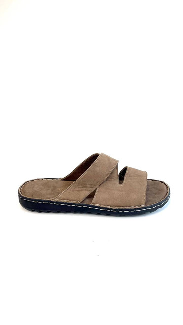 Men's Suede Beige Sandals