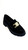 Women's Suede Loafers with Gold Accessories