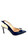 Women's Slingback Back Blue Leather Allie Pump