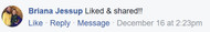 December 16th FB Giveaway Winner!!!