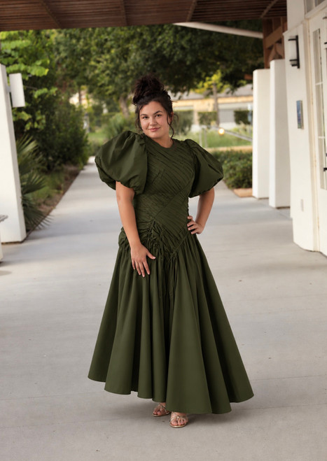 The Rosalie Dress Olive - SHIPS END OF OCTOBER