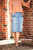 Paloma Distressed Zipper Skirt 
