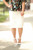 Yuli Colored Pencil Skirts - White 