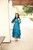 Unbalanced Ruffle Dress - Jewel Turquoise 