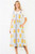 Floral Pattern Button Down Dress 