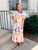 Bow Tiered Midi Dress