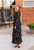 Leah Layered Dress - Gray Leopard