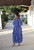 Julia Cascading Ruffle Dress - Periwinkle