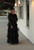 Leah Layered Dress - Gray/Black  Paisley