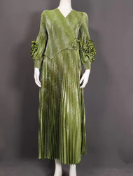 Laine Dress - Foil Citron