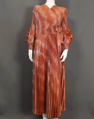 Laine Dress - Foil Deep Orange