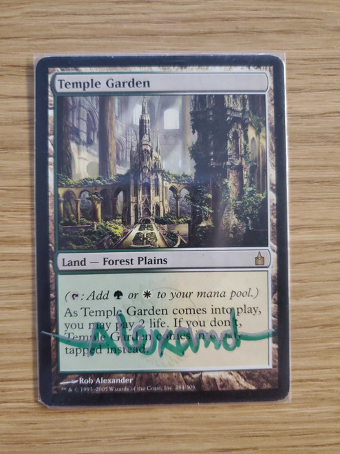 Signed Temple Garden Rav