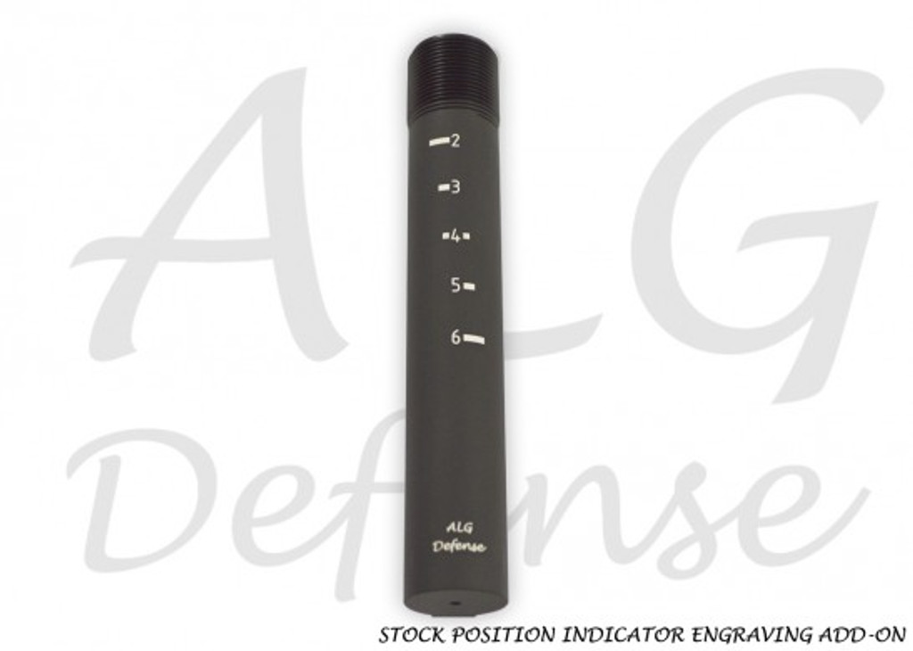 ALG Defense True Mil-Spec Buffer Tube H2 Buffer Kit - Engraved