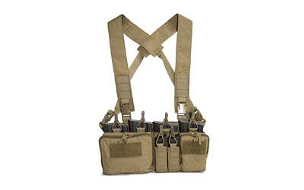 Haley 7.62 Heavy Chest Rig w/ X-Harness - Coyote