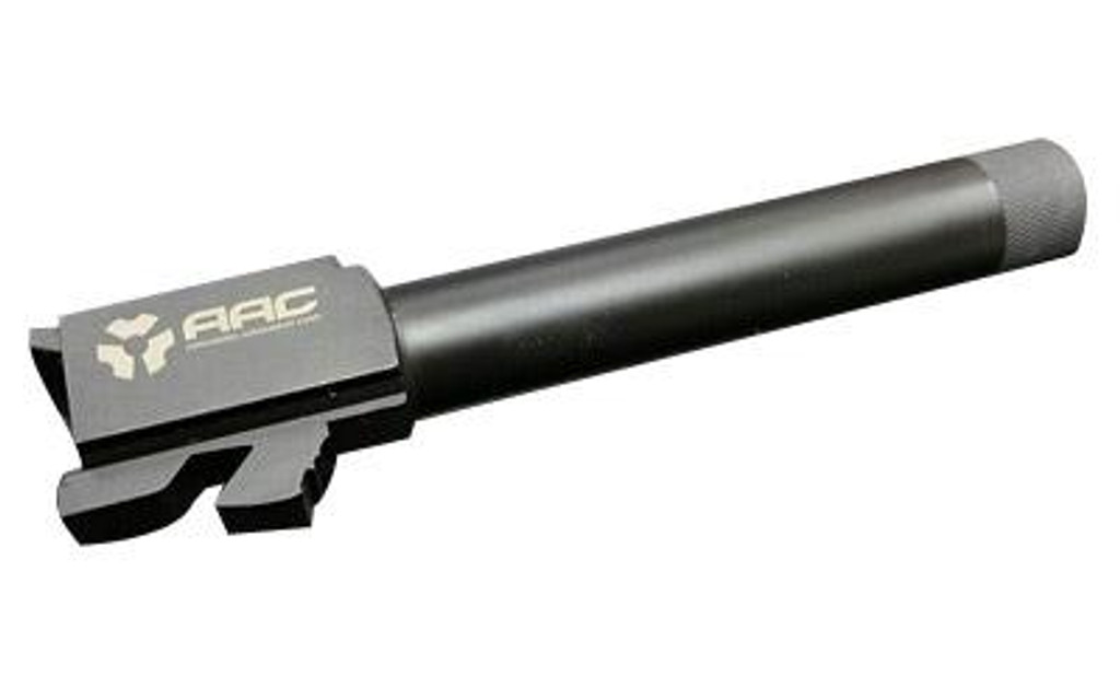 AAC Glock 19 9mm Barrel 1/2x28 - Black Isonite QPQ