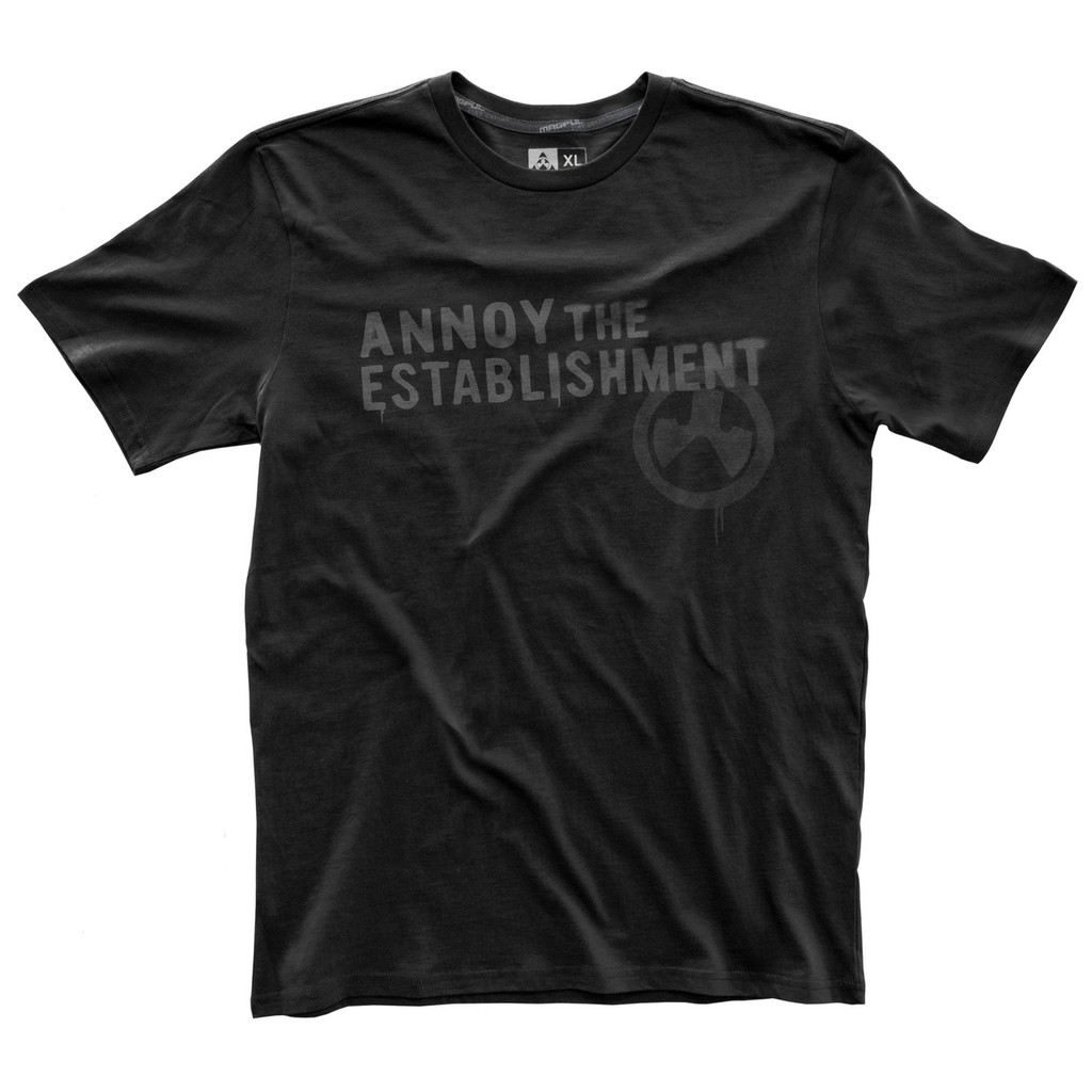 Magpul Fine Cotton Establish Annoyment T-Shirt (X-Large) - Black