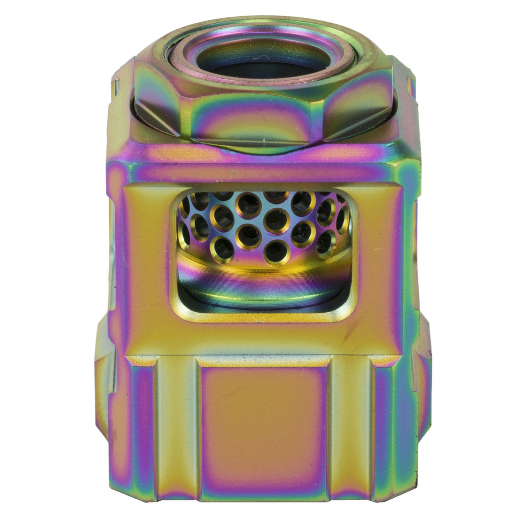 Chaos Gear Supply The Official Qube Compensator 1/2x28 - Rainbow