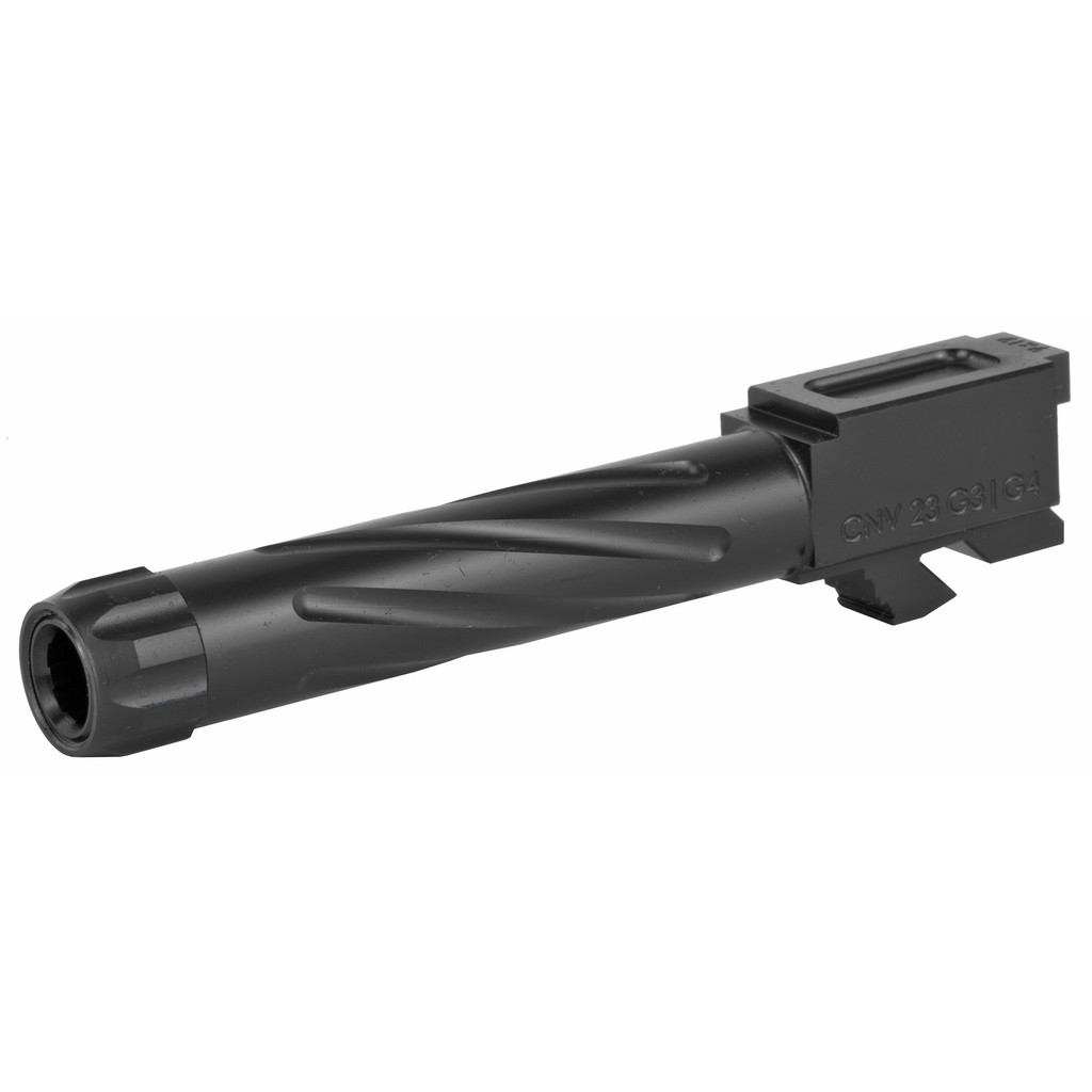 Rival Arms Match Grade Glock 23 (Gen 3/4) 9mm Conversion Barrel, Threaded - Black 