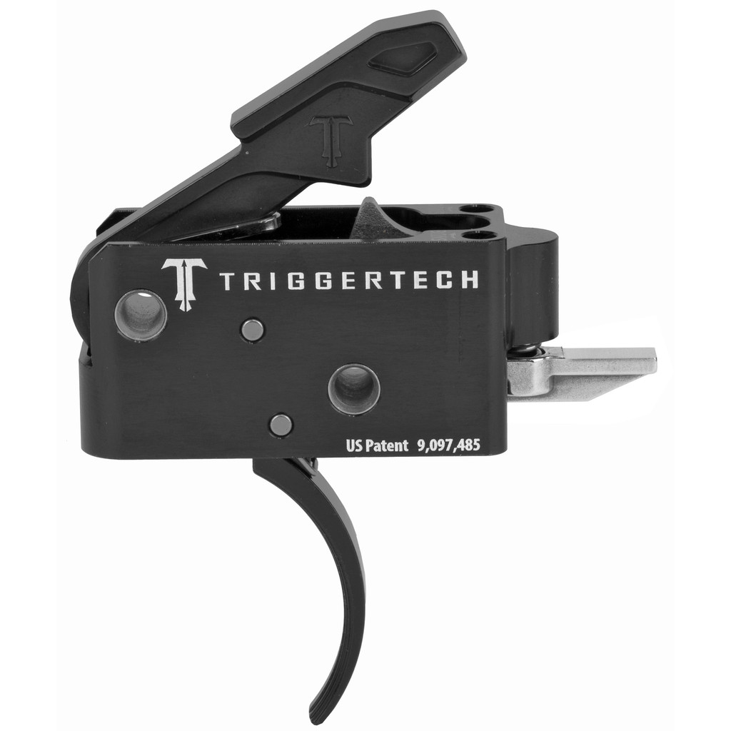 TriggerTech Competitive AR Primary Trigger, Curved Lever - PVD Black