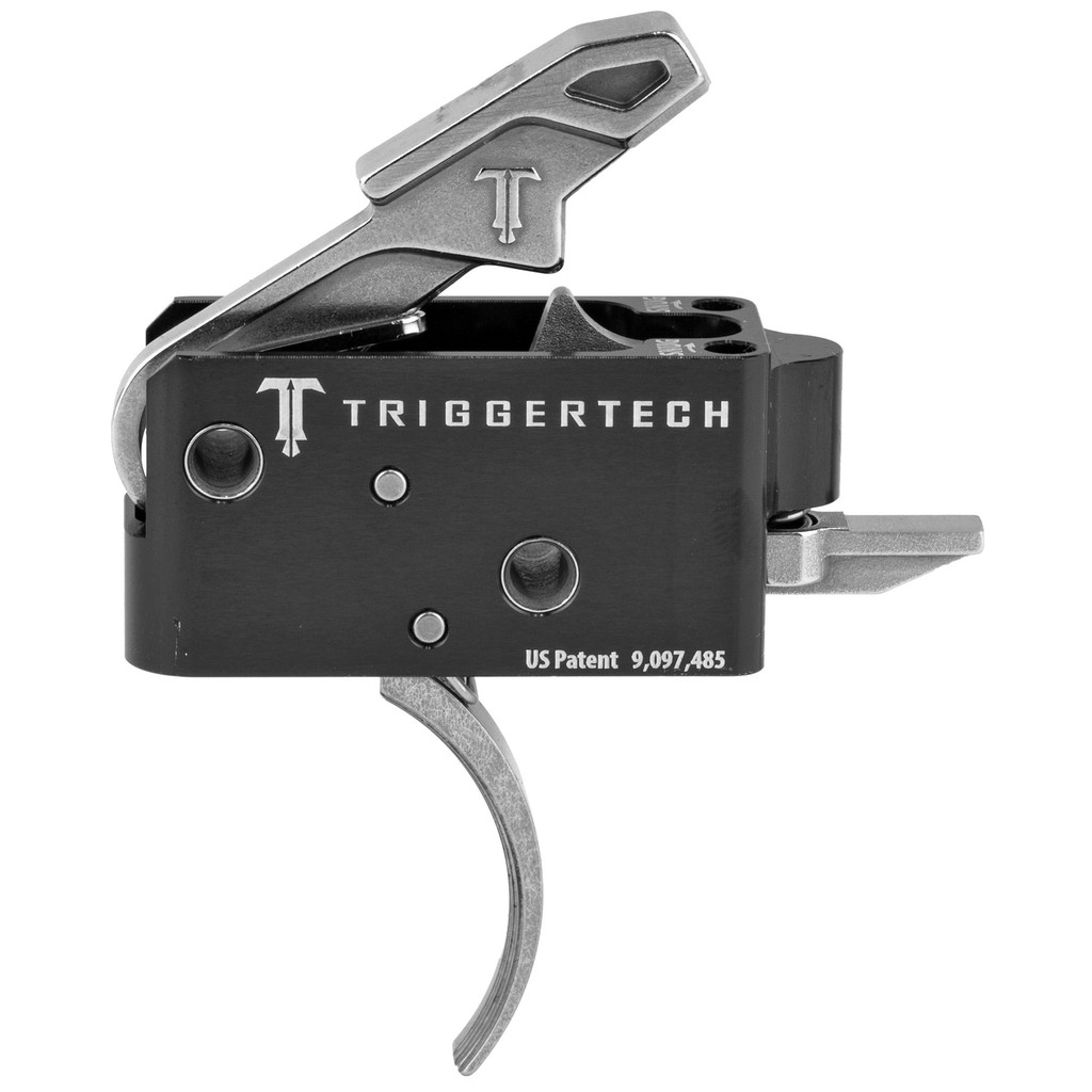 TriggerTech Combat AR Primary Trigger, Curved Lever - Stainless