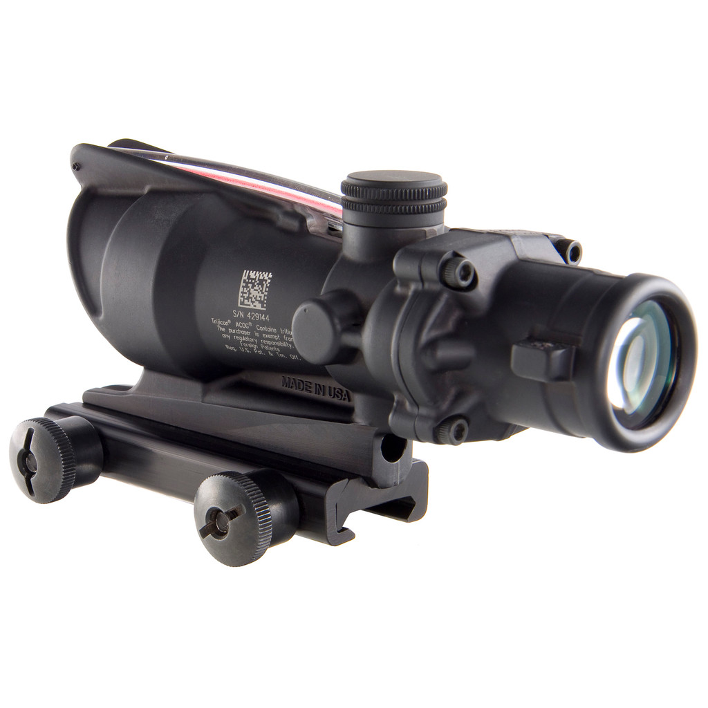 Trijicon ACOG TA31F 4x32 BAC Riflescope - .223 / 5.56 BDC, Red Chevron