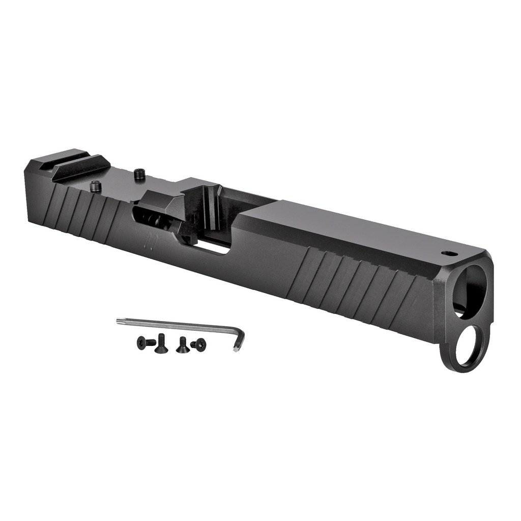 ZEV Z17 Duty Stripped Slide With RMR Cut, Glock Gen 4 - BLACK