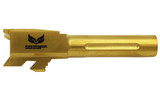 S3F Glock 43 Drop In Match Grade Barrel  Threaded/Fluted - TiN (Gold)
