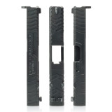 LANTAC Razorback Glock 19 Gen 3 Solid Upgrade Slide Assembly - Black