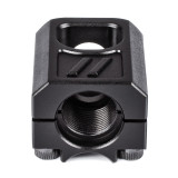 ZEV PRO Compensator V2, 1/2X28 Threading, 9MM - Black