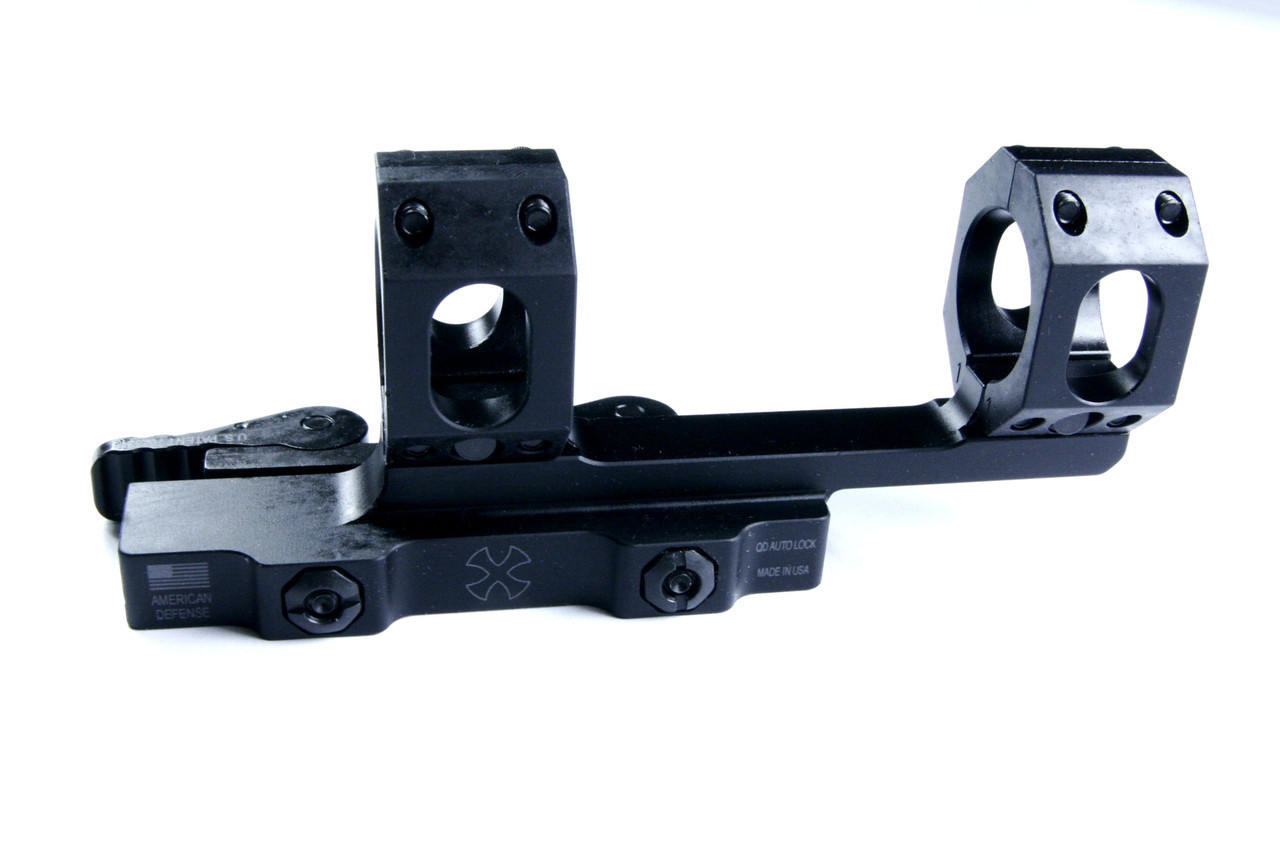 Noveske AD-RECON Scope Mount 30mm - Black (Windowed) - ROG Tactical
