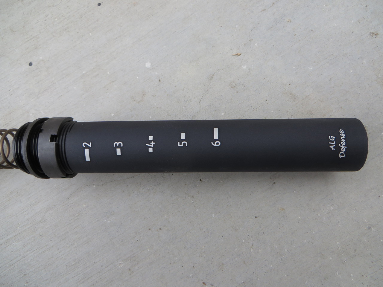 ALG Defense True MilSpec Buffer Tube H2 Buffer Kit Engraved ROG