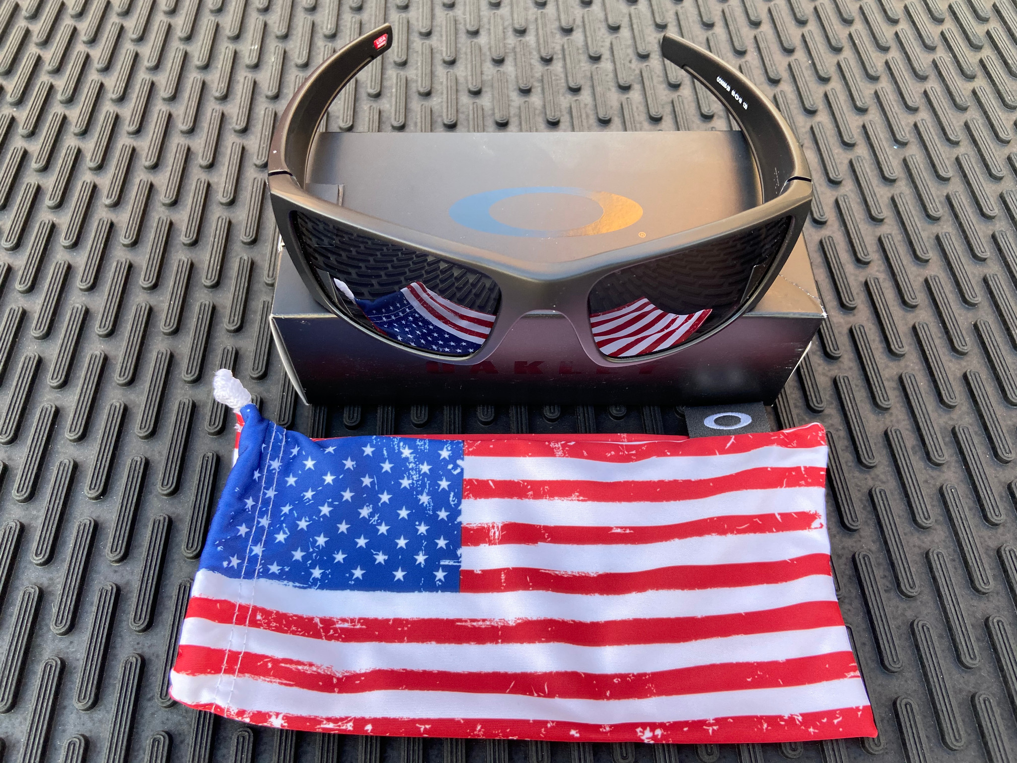 Oakley Holbrook Tonal USA Flag Sunglasses with Grey Lenses in