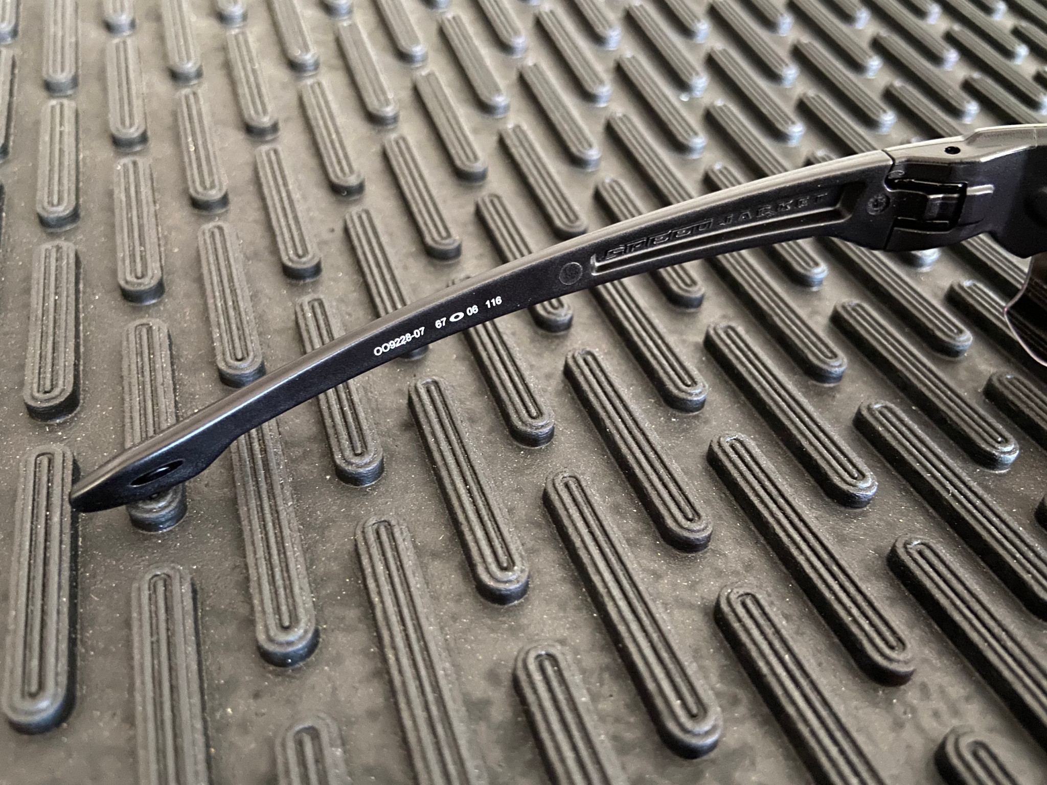 ☆希少☆ オークリーSI スピードジャケット ブラックイリジウム 偏光レンズ OAKLEY(オークリー)防弾バリスティックサングラスSI SPEEDJACKET