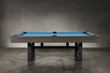 Nixon Billiards McKay Slate Pool Table  w/Premium Accessories | Charcoal Finish Slate Pool Table – 3/4 perspective view
