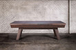 Full-length side view of the Doc & Holliday George pool table in Antique Coffee highlighting balanced proportions