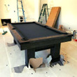 Plank & Hide Co Morse 8' Slate Pool Table | FREE Installation USA Slate Pool Table – 3/4 perspective view Plank & Hide Co Morse 8' Slate Pool Table | FREE Installation USA Slate Pool Table – 3/4 perspective view