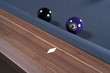 Doc & Holliday Billiards Doc & Holliday George Pool Table in Grey Walnut Slate Pool Table – 3/4 perspective view