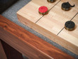 Paula Parsons Shuffleboard Table in Natural Walnut Doc & Holliday Billiards