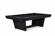 Doc & Holliday Billiards Kaci 8 ft black ash slate pool table modern pedestal base